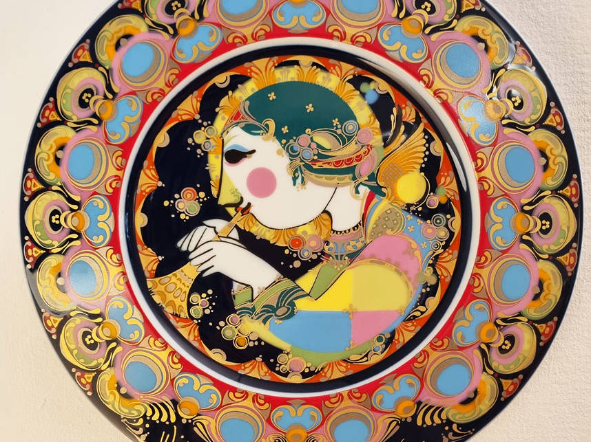 assiette-rosenthal-wiinblad-76 galerie odile vevey