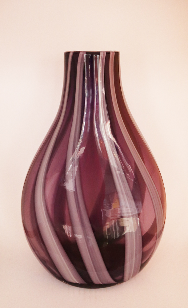 gd vase murano toso violet odile vintage vevey