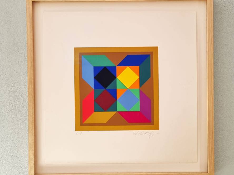 serigraphie-lapidaire-vasarely galerie odile vevey