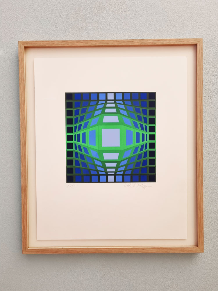 serigraphie-vasarely-gyemant galerie odile vevey