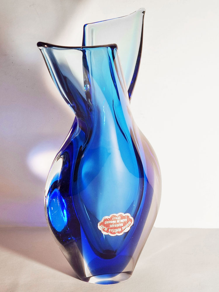 vase-poli-seguso-bleu-prof-galerie odile vevey