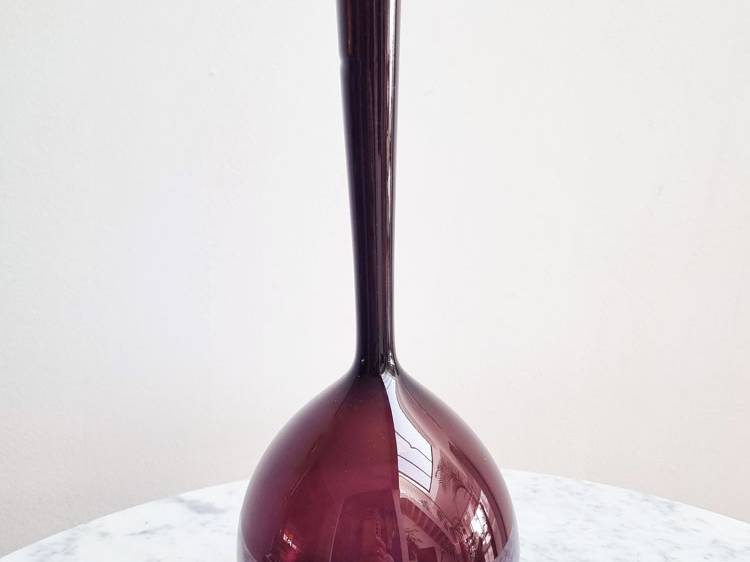 vase-gullaskruf-percy-violet-30cm galerie odile vevey