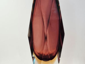 vase-mandruzzato-violet-jaune-26cm galerie odile vevey