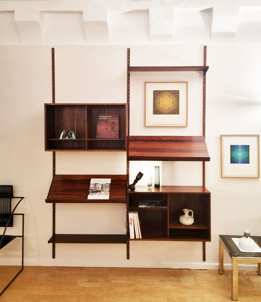 etagere-kai-kristiansen-palissandre galerie odile vevey